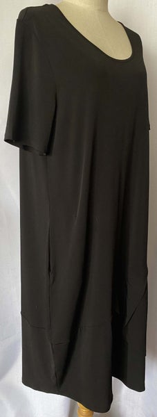 *TS14+* SOLID BLACK DRESS WITH POCKETS!!! – PLUS SIZE CHIC (XS) Carousel 2