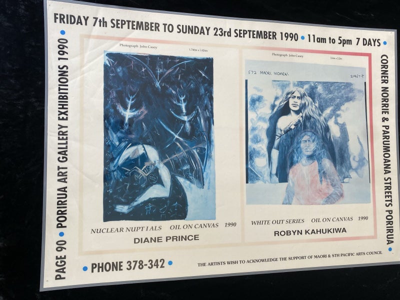 DIANE PRINCE & ROBYN KAHUKIWA POSTER 1990 Carousel 1