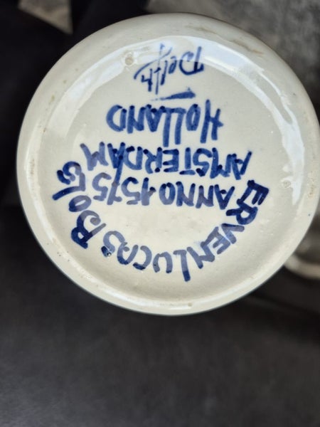 Vintage Delft Blue Carousel 4