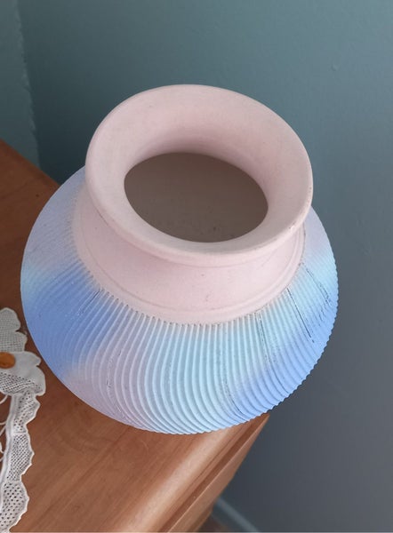 Clay Vase - Unglazed. Maker's Signature on the base. Carousel 3