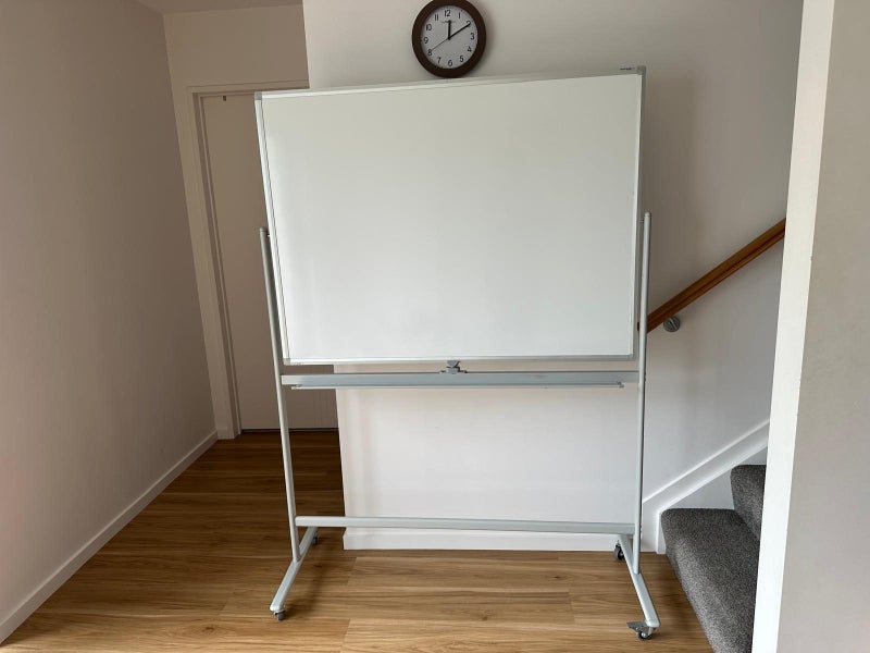 Boyd Visuals Mobile Whiteboard - Double Sided & Magnetic - 1200x900 Carousel 1