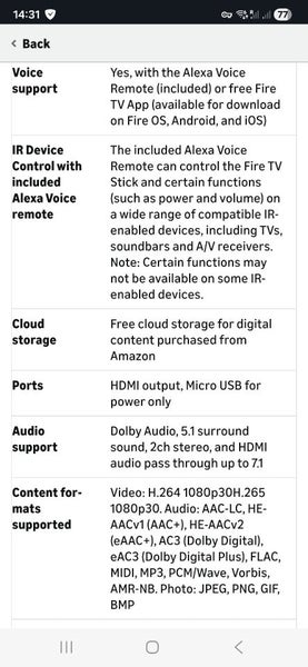 Amazon Fire tv stick brand new Carousel 4