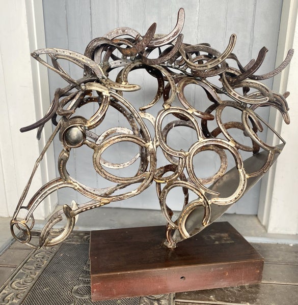 HORSESHOE HORSE HEAD 70x70cm Carousel 2