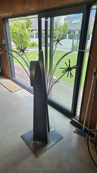 Garden steel sculpture Carousel 2