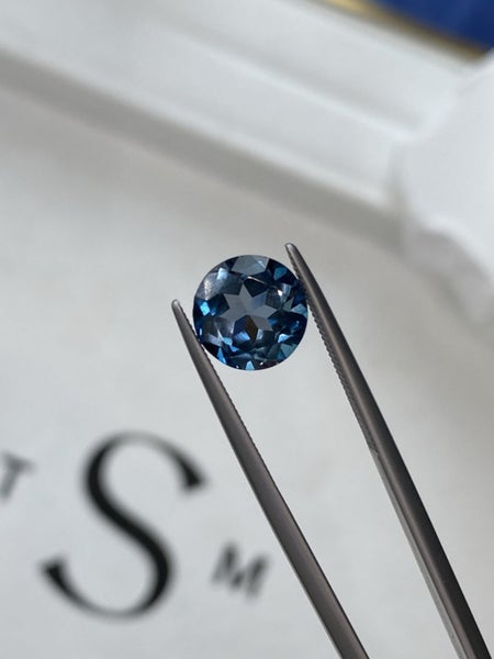 $1RES ~ $1400 Buy Now * 3.33ct London Blue Topaz Carousel 5