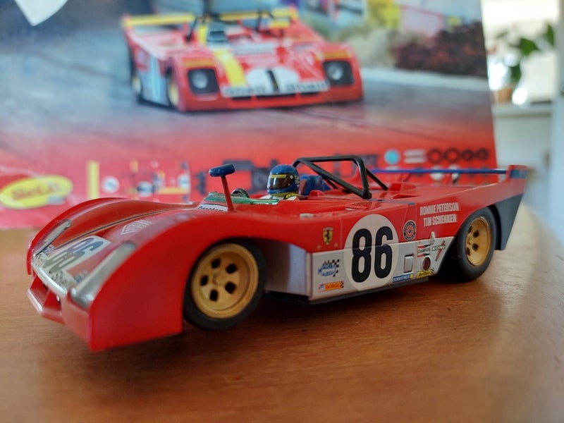 Ferrari 312PB sports car Slot.it. Slot car Carousel 1