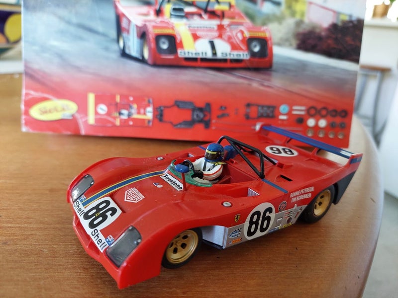 Ferrari 312PB sports car Slot.it. Slot car Carousel 2