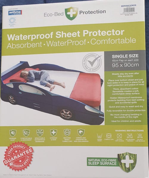 Waterproof Sheet Protector - Single Size (BRAND NEW)