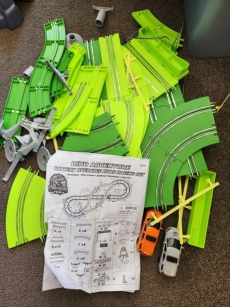 Dino Adventure Slot Car Racing Set - $1 Reserve! Carousel 1