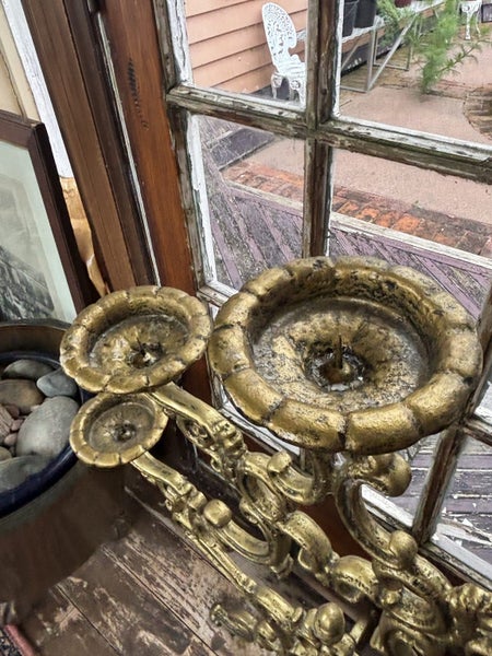 Large Cast Iron Candle Holder Carousel 5