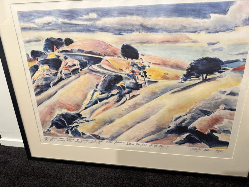 Stanley Palmer ‘at the bay’ 1984 signed print Carousel 1