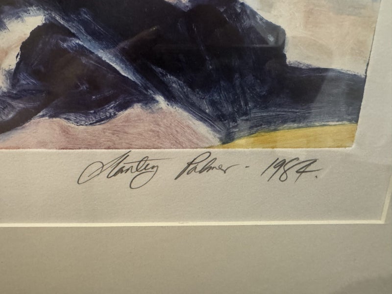 Stanley Palmer ‘at the bay’ 1984 signed print Carousel 2