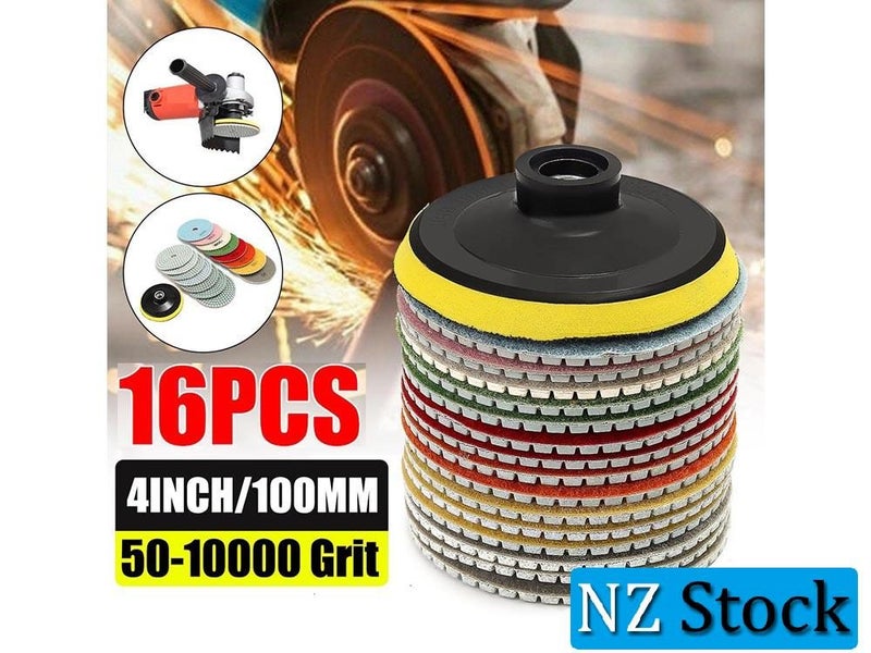 Diamond Polishing Pads (OVER STOCKED) Carousel 16