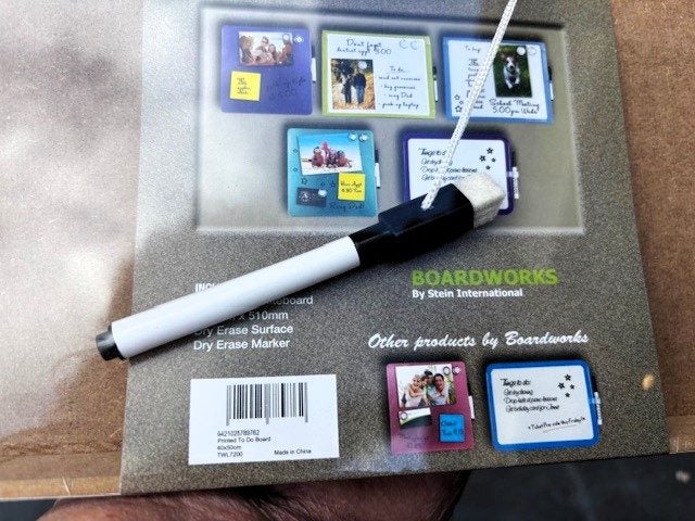 'To Do' board: NEW still in packaging; 'Boardworks' (2265A) Carousel 4