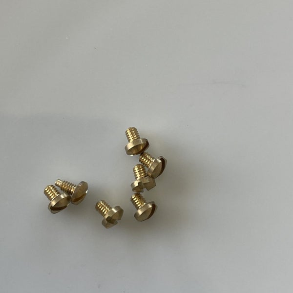 Hard to find Assortment of 50 Brass Screws for Mechanical Clock Movements Carousel 10