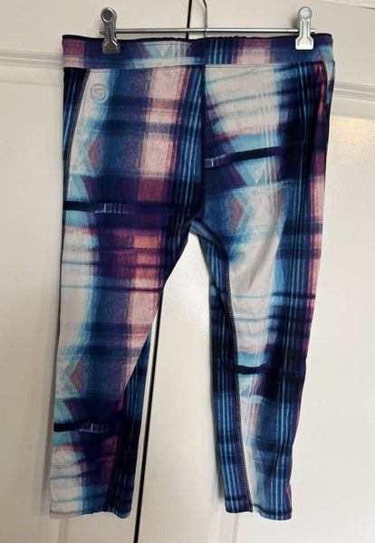 SKINS A200 compression leggings in funky print. Size L Carousel 1