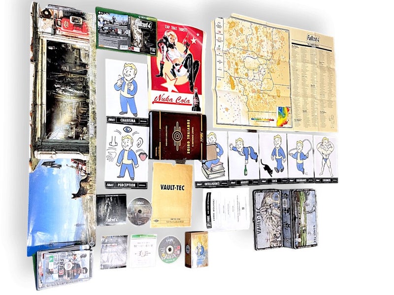 Fallout 4 Vault-Tec Collector's Edition Tin Lunch Box (XBOX ONE) *MINT COMPLETE* Carousel 2