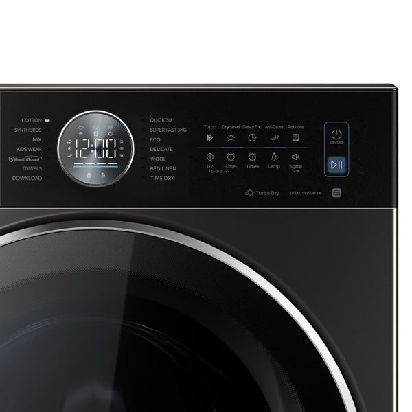 Lunar WiFi Heat Pump Dryer Titanium - 10kg Carousel 2