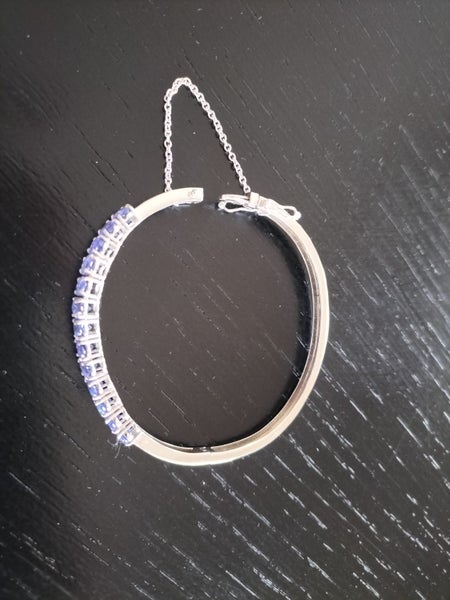 Genuine 5.85 carat Tanzanite Bangle (with certified valuation) Carousel 2