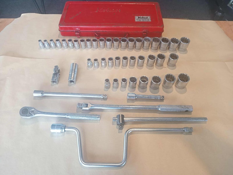 KOKEN Socket Set 1/2" Drive - Great condition (Metric, A/F, Whitworth) Carousel 2