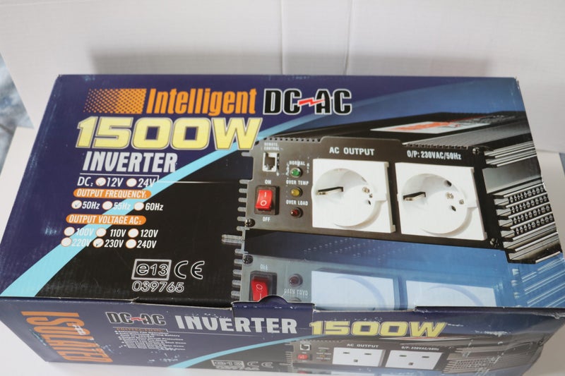 NEW: 1500W Isolated Inverter 24V DC to 230V AC Carousel 1