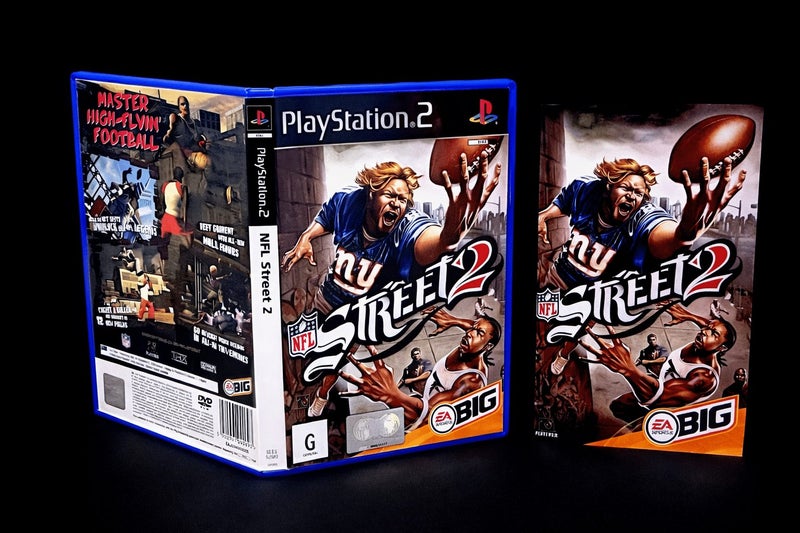 NFL Street 2 (PS2) * CASE + COVER + MANUAL - NO DISC* Carousel 1