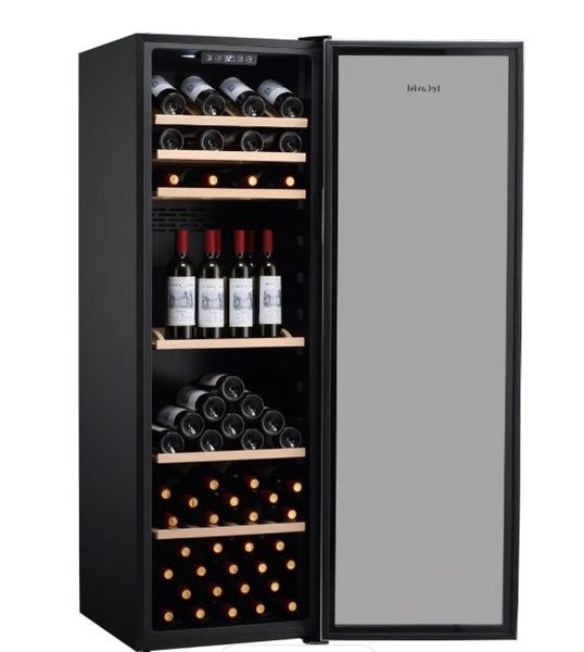 LeCavist 168 Bottle Single Zone Wine Cabinet - Stainless Steel Carousel 6