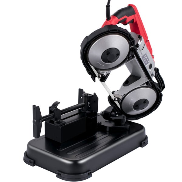 127mm Portable Band Saw Cold Cut Metal Cut Chop Bandsaw Steel Hand Drop Carousel 12