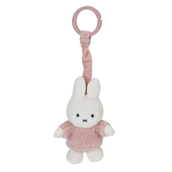 Miffy - Fluffy Clip-On Baby Interactive Toy, Polyester, Pink, 19.5cm Height Carousel 1