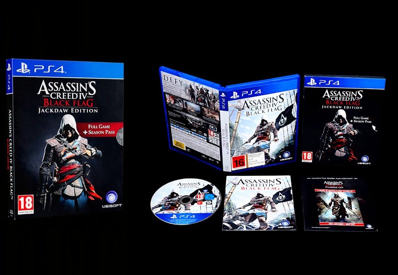 Assassin's Creed IV Black Flag JACKDAW BOXED EDITION (PS4) *RARE* Carousel 1