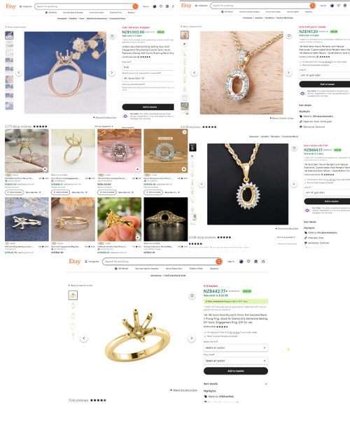 $1 RES * BUY NOW $6,500.00 * 1.10ct Round Large WHITE Diamond Loose Carousel 17