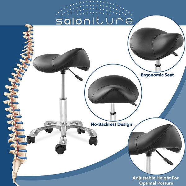 SADDLE STOOL SALON STOOL Carousel 2