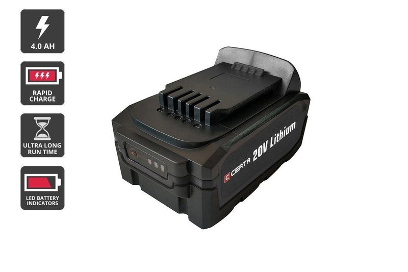 Certa PowerPlus 20V 4.0Ah Lithium Battery Carousel 1