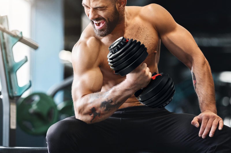 Fortis 24kg Smart Adjustable Weights Dumbbell Carousel 8