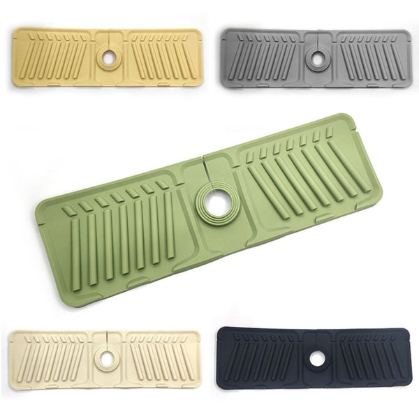 Elevated Slope Drainage Pad for Sinks, Fast-Draining and Splash-Proof Design, Carousel 8