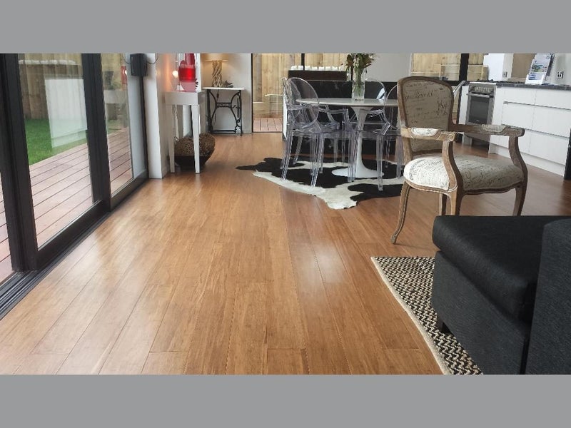 Solid Strand Woven Bamboo Flooring - Carbonized - 23.97m2 Total Carousel 1