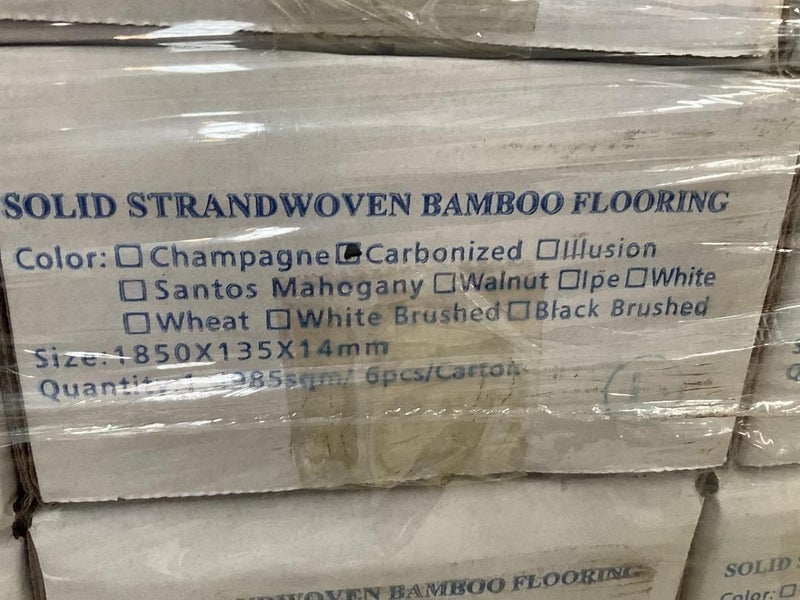 Solid Strand Woven Bamboo Flooring - Carbonized - 23.97m2 Total Carousel 9