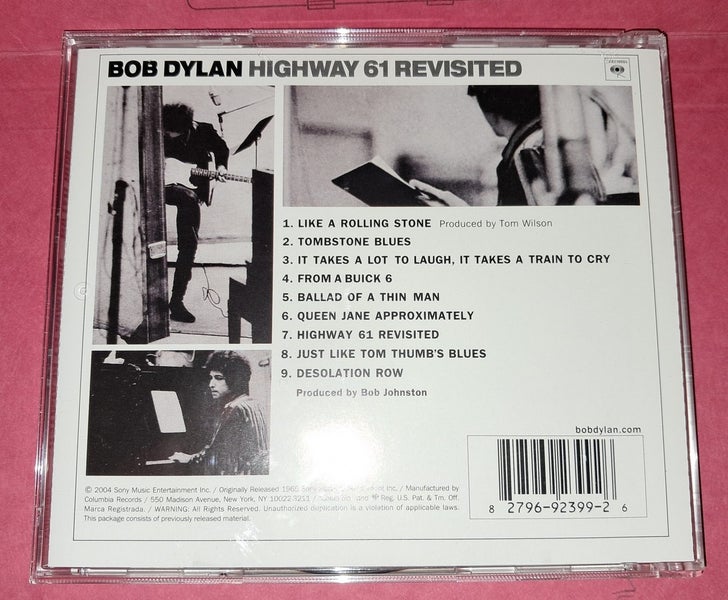 Bob Dylan - Highway 61 Revisited (2003 Remastered CD) Carousel 2