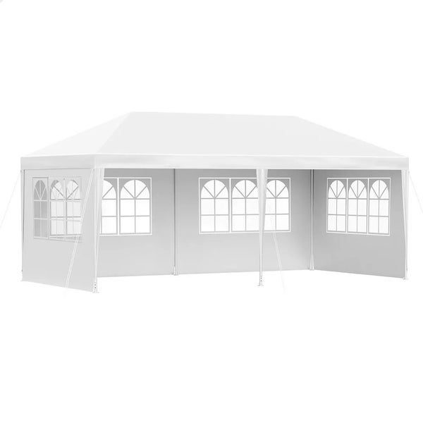 Gazebo 3x6m Outdoor Wedding Camping Marquee Canopy Portable White Carousel 3