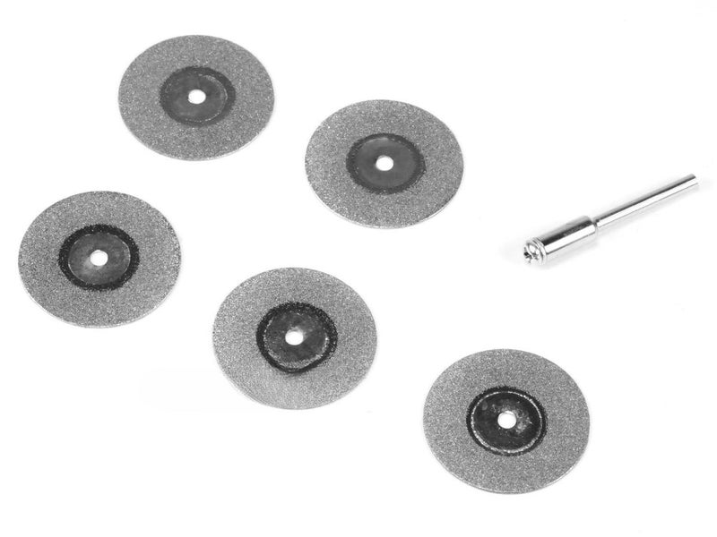 6pcs 30mm Abrasive Emery Diamond Cutting Grinding Wheel Discs Saw For Dremel Carousel 1