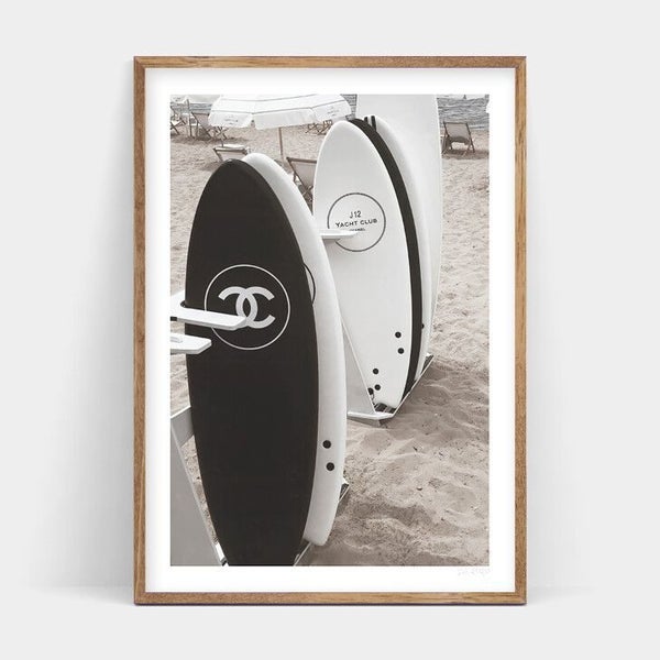 Brand New A3 Sized Wall Art/ Print Chanel Surfborard Club Carousel 1
