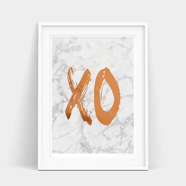 Brand New A3 Sized Wall Art/ Marble XO Carousel 1