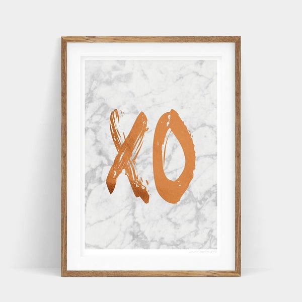 Brand New A3 Sized Wall Art/ Marble XO Carousel 2