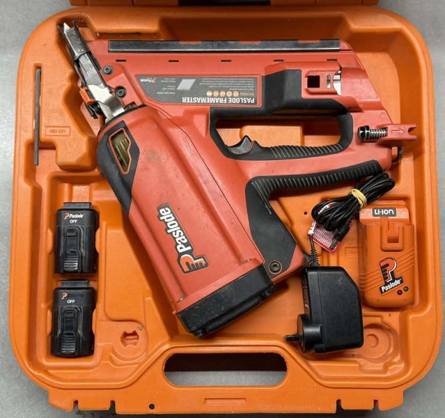 Paslode Framemaster 20580 Framing Nailer (2021) – Case, 2 Batteries & Charger Carousel 1