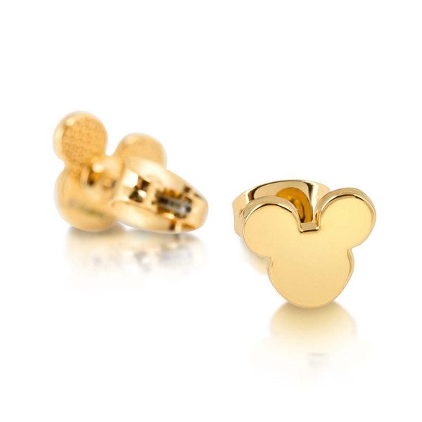 Disney Couture Kingdom - Mickey Mouse - Stud Earrings Yellow Gold Carousel 1