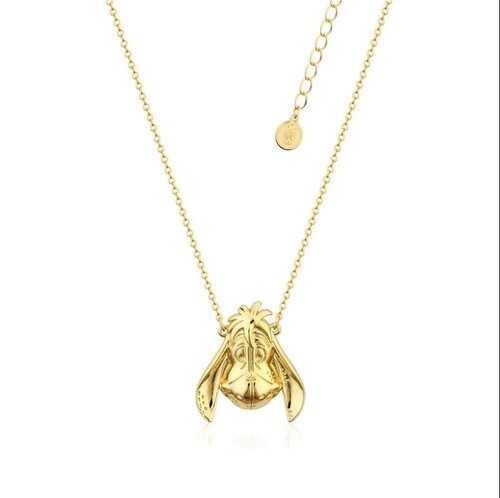 Disney Couture Kingdom - Winnie the Pooh - Eeyore Necklace Yellow Gold Carousel 1
