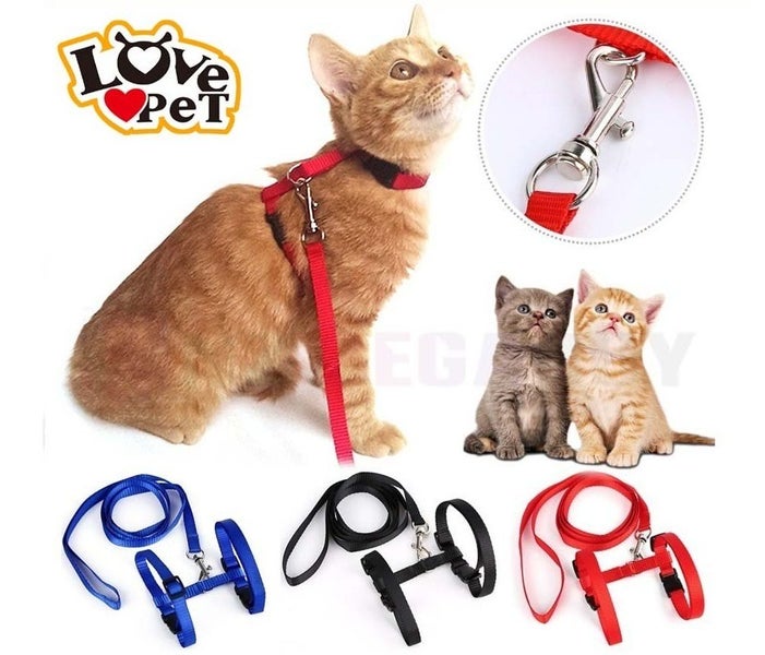 Cat Harness, Cat Harness With Leash Escape-proof, Harness For Cats Puppy Harness Carousel 1