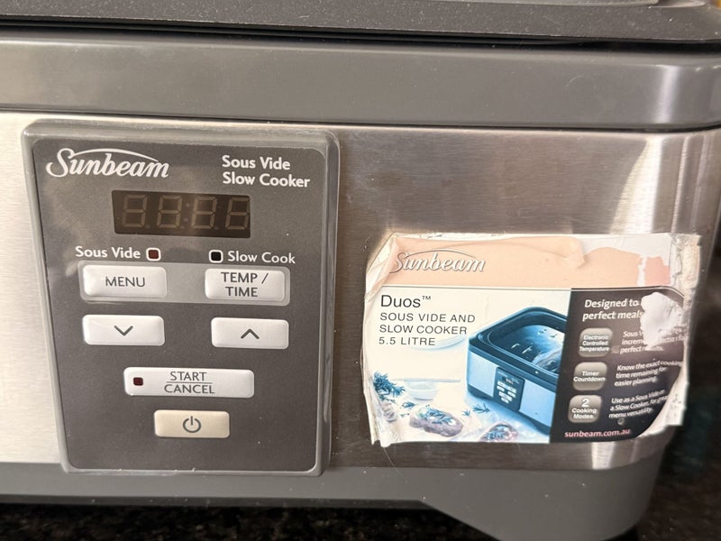 Sunbeam MU4000 Duos Sous Vide & Slow Cooker Carousel 2