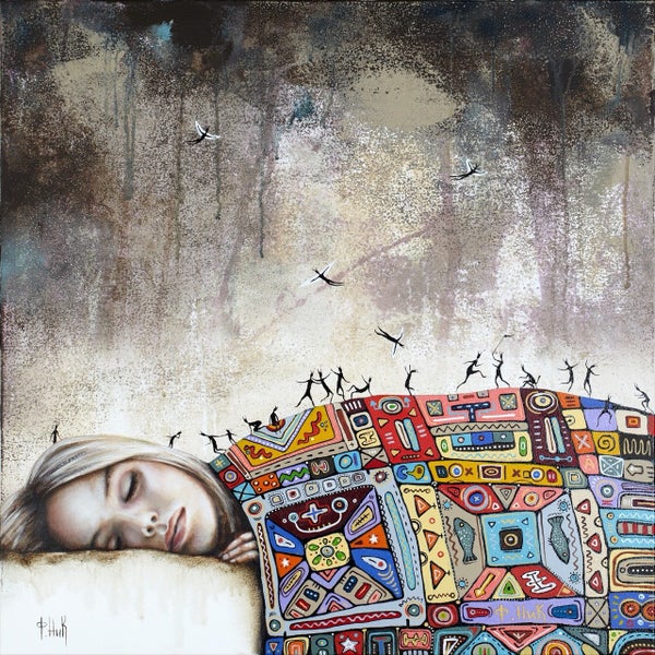 Dream. Print on paper by Nick Fedaeff. Signed. Carousel 1