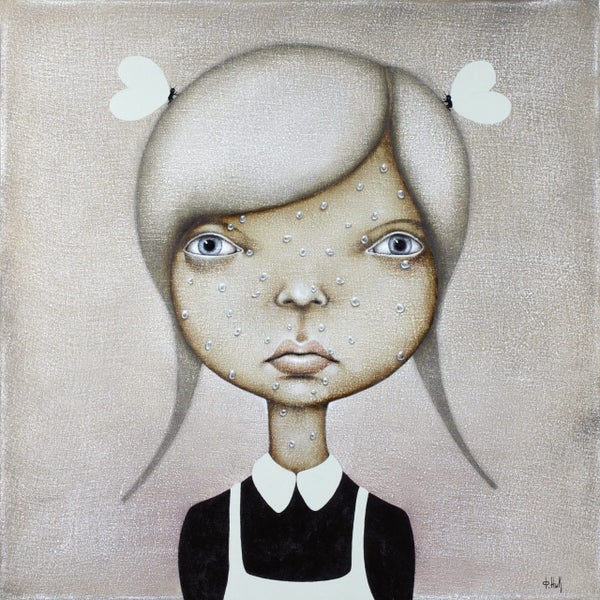 The Best School Girl. Print on paper by Nick Fedaeff. Signed. Carousel 1